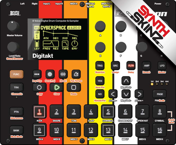 Elektron Digitakt Skinz - 808