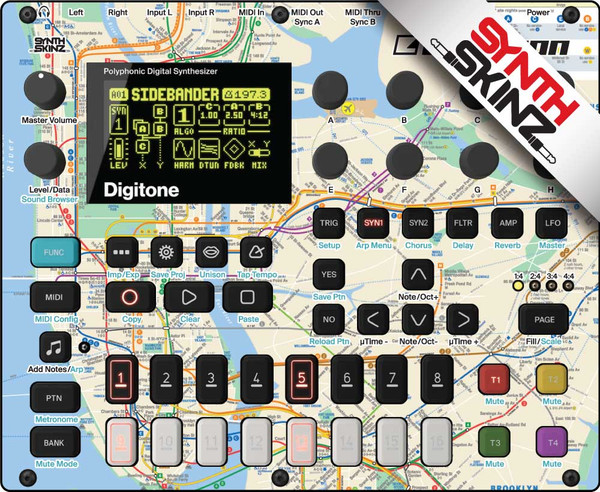 Elektron Digitone Skinz - Subway