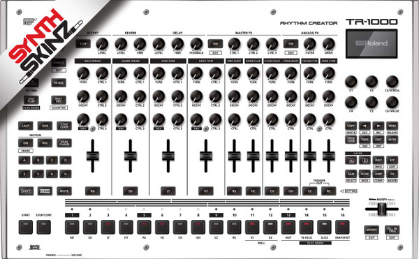 Roland TR-1000 Skinz  - Colors