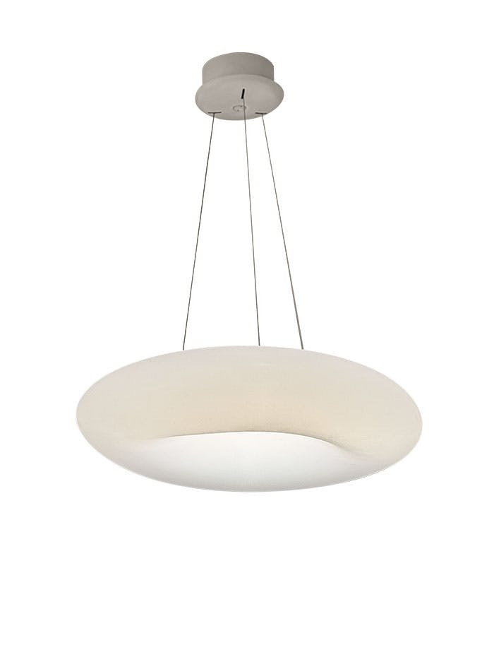 Luminara LED hanglamp 22W 3000K Ø52 cm wit dimbaar