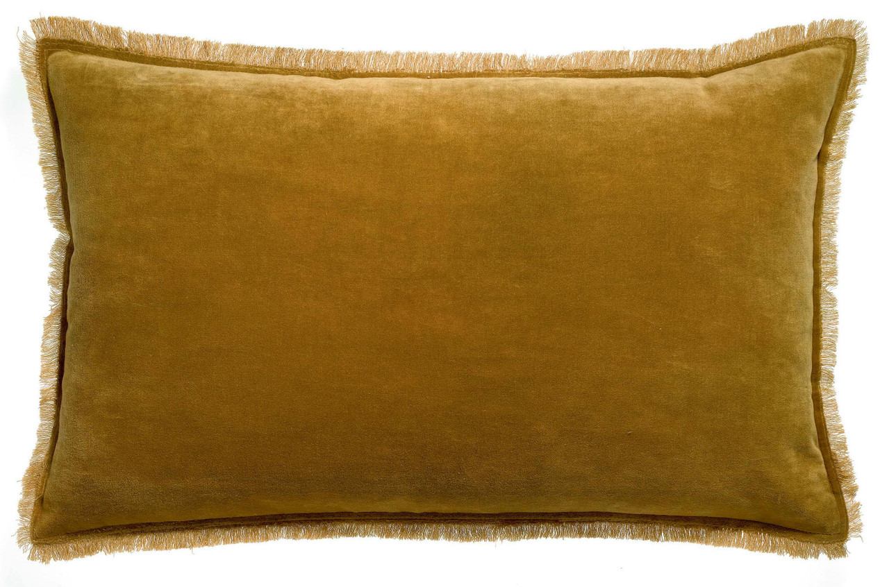 Effen kussen Fara Bronze 40 X 65