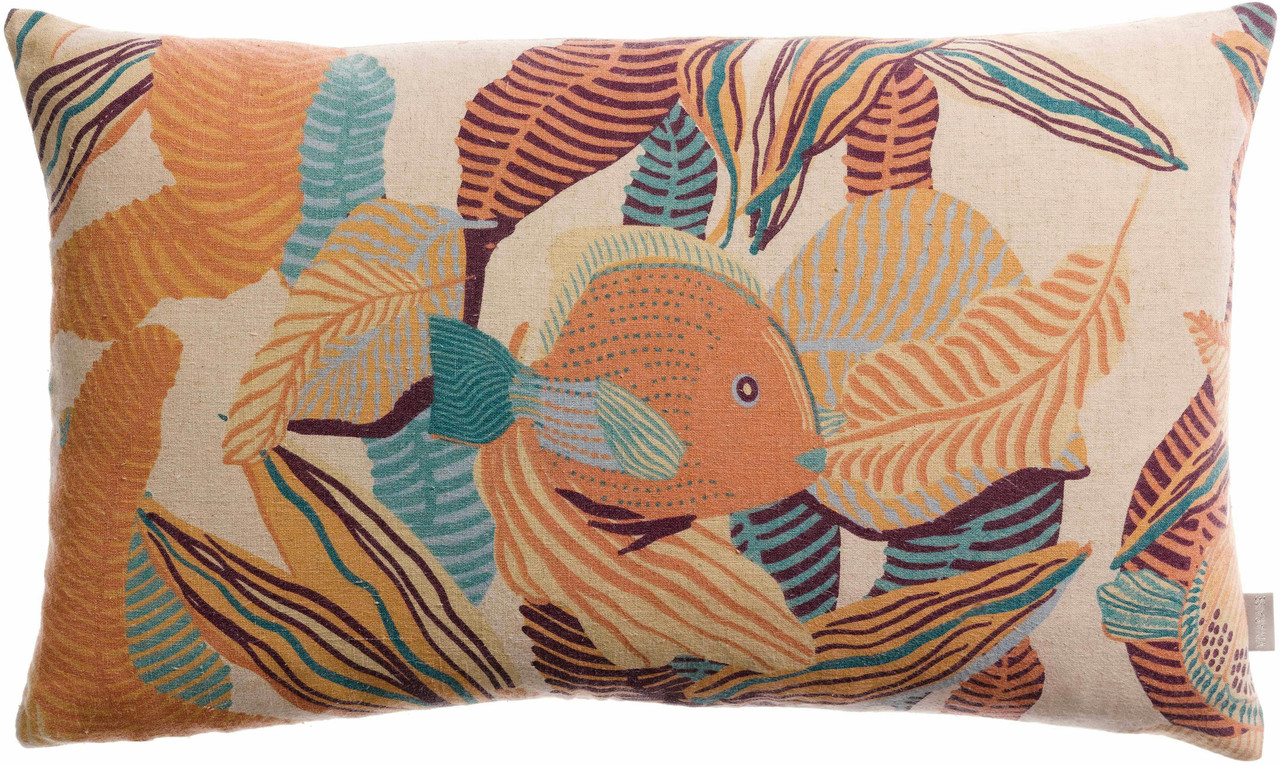 Dori bedrukt kussen Papaye 30 X 50
