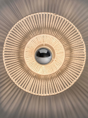 Cappello plafond/wandlamp d:30cm E27 wit met witte kap