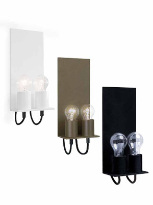 Trijnie wandlamp zwart ontworpen door Piet Boon