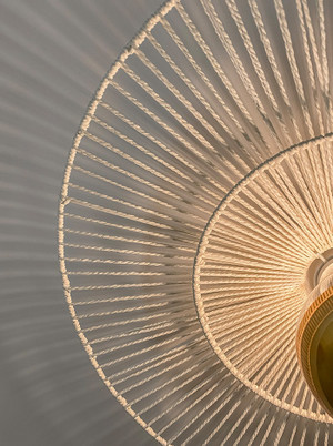 Cappello plafond/wandlamp d:60cm E27 wit met witte kap