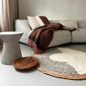 Nimba Jute wollen vloerkleed