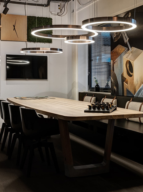 Zero hanglamp 60cm 37W brons