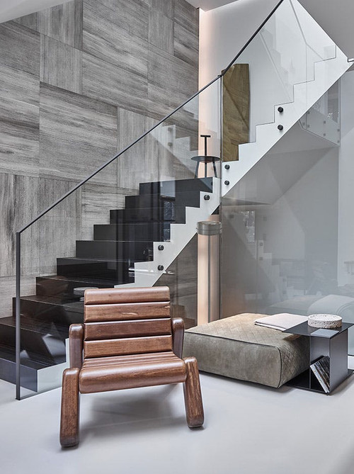 Bo XL vloerlamp gunmetal ontworpen door Grand & Johnson