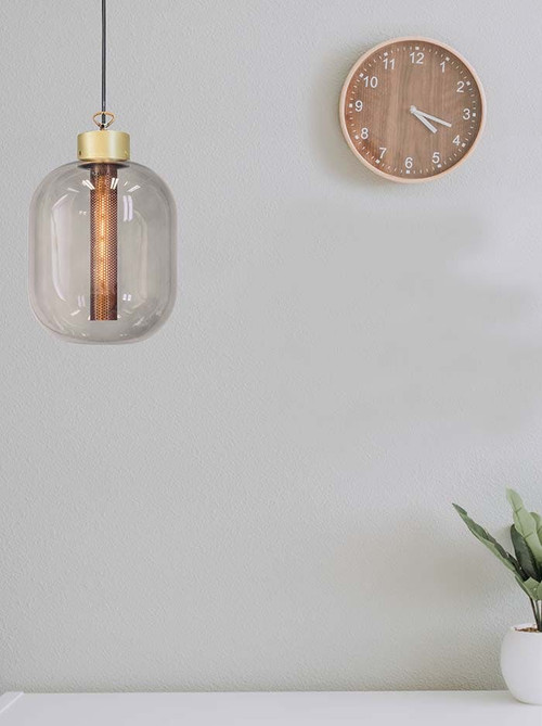 Rivington glass hanglamp messing ontworpen door Brands-concept