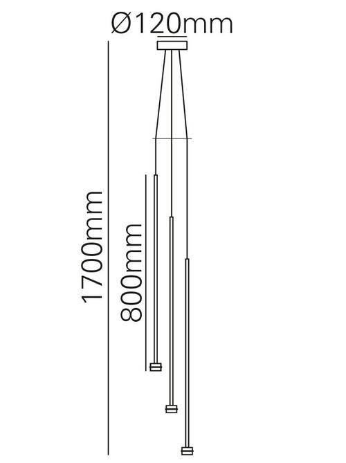 Bo hanglamp 3l gunmetal ontworpen door Grand & Johnson