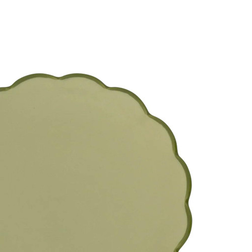 Good Morning bord Sculpted, Pale Green