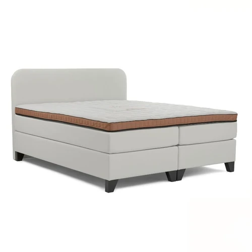 Hotelboxspring Essential Leatherlook White