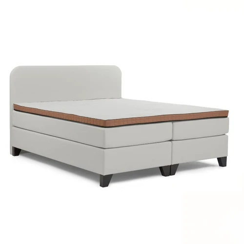 Hotelboxspring Essential Leatherlook White