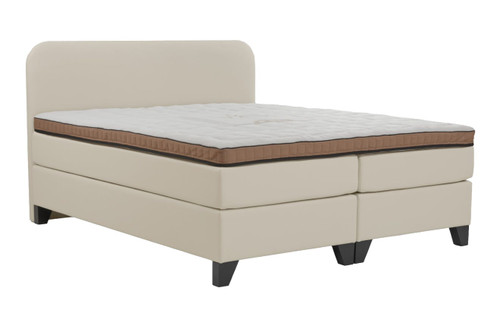 Hotelboxspring Essential Leatherlook Ecru