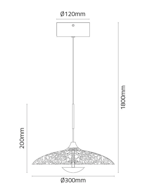 Sonno hanglamp LED goud d:30cm dimbaar
