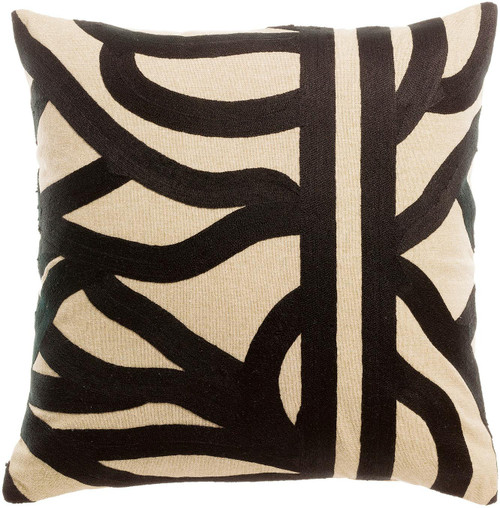 Geborduurd kussen Ezia Ombre 45 X 45