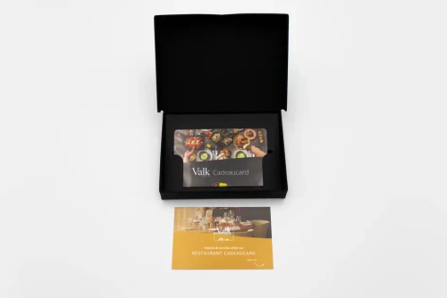 De cadeaubox voor de restaurant cadeaucards