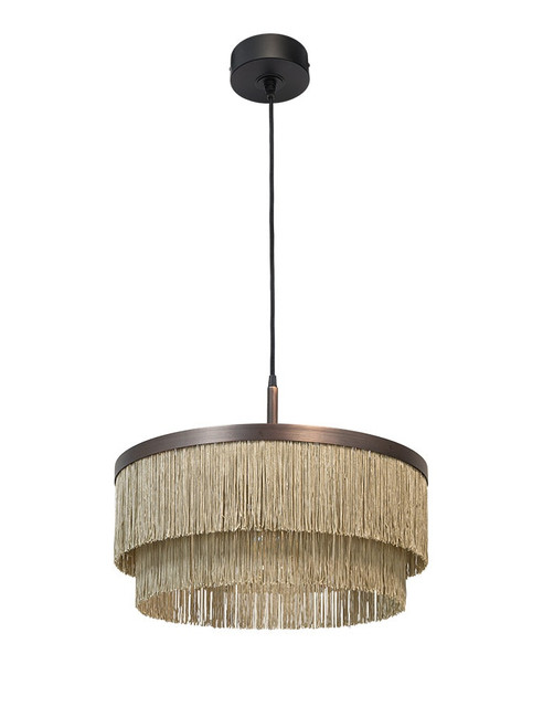 Fringes hanglamp d:45cm brons ontworpen door Patrick Russ