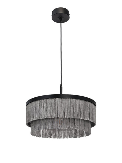 Fringes hanglamp d:45cm zwart ontworpen door Patrick Russ