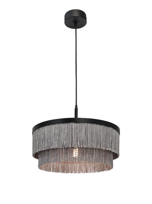 Fringes hanglamp d:45cm zwart ontworpen door Patrick Russ