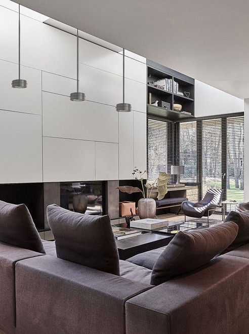 Bo XL hanglamp gunmetal ontworpen door Grand & Johnson