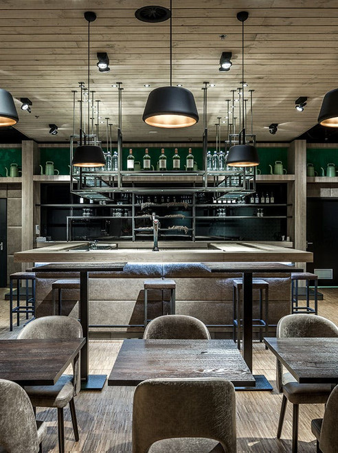 Tommy 32 hanglamp zwart/goud ontworpen door Peter Kos