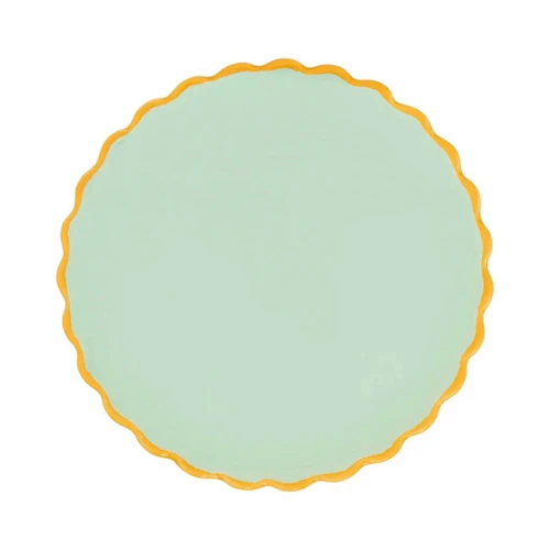 Good Morning bord sculpted 13,5cm, Celadon