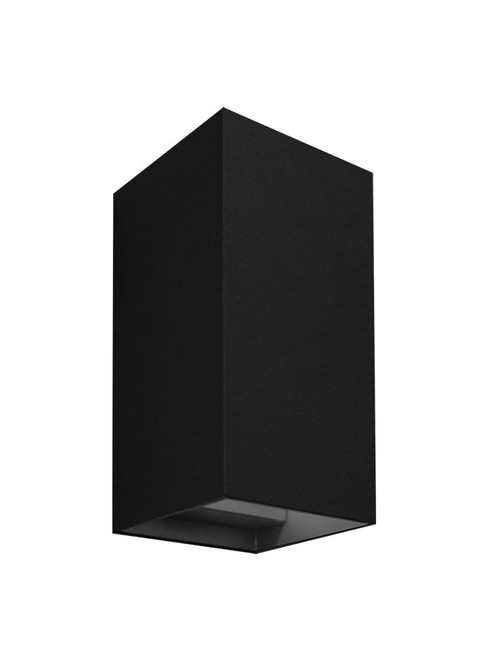 Inlet wandlamp zwart