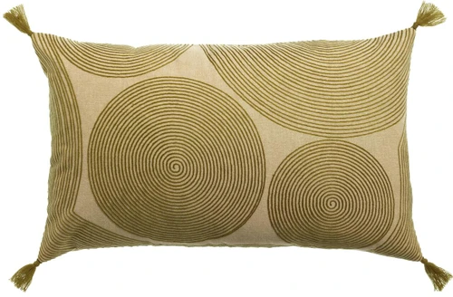 Geborduurd Kussen Tito Naturel 40 X 65