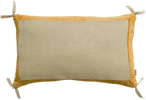 Kussen Elise Chambray Maïs 30 X 50