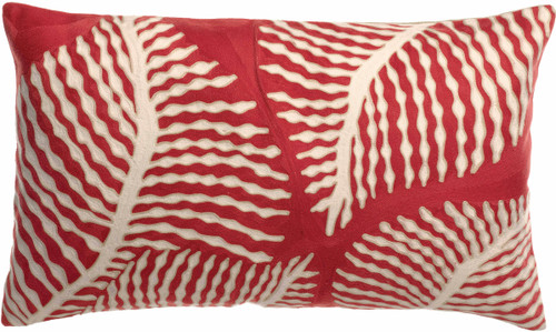 Geborduurd kussen Flora Papaye 40 X 65