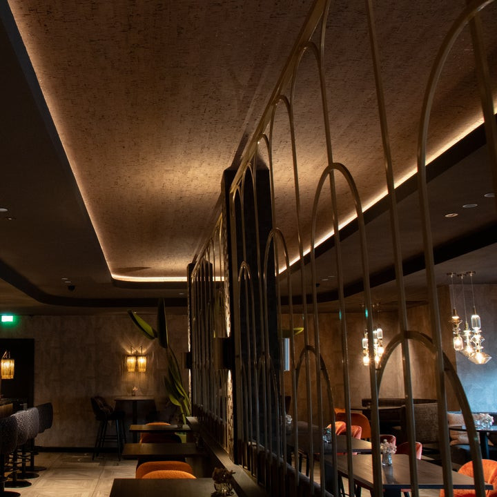 Fringes wandlamp 1-lichts mat zwart ontworpen door Patrick Russ