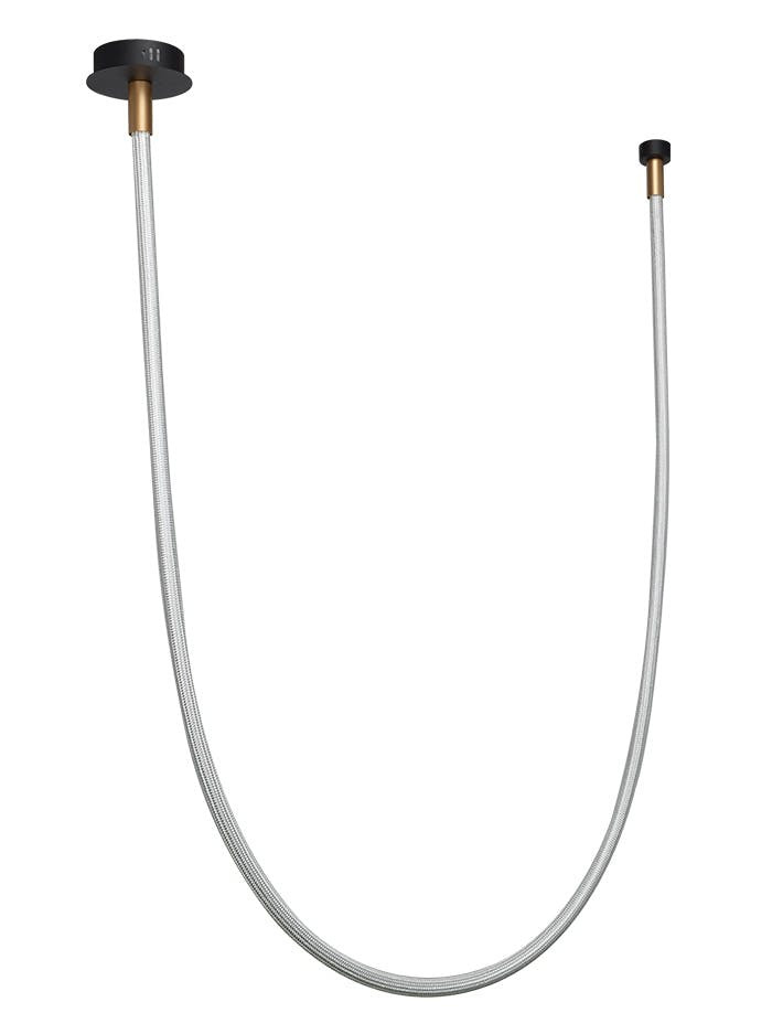 Rope hanglamp 33W 2700K zwart/goud