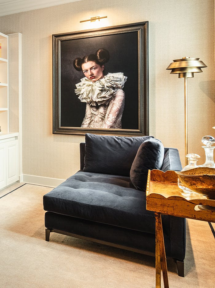 Void vloerlamp brons