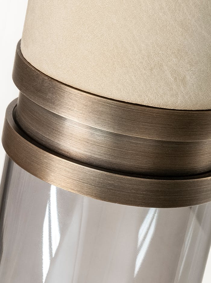 Infinito hanglamp 1-lichts brons ontworpen door Marcel Wolterinck