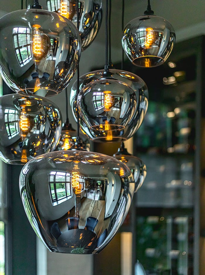 Tulip hanglamp 1-lichts d:20cm smoke