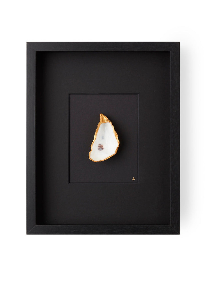 XL lijst 1 oester met zwarte passe partout