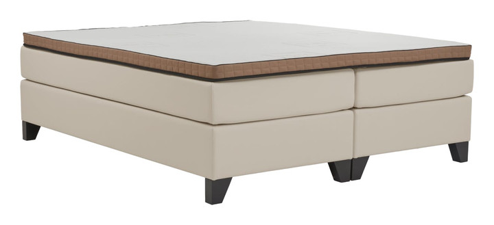 Hotelboxspring Essential Leatherlook Ecru
