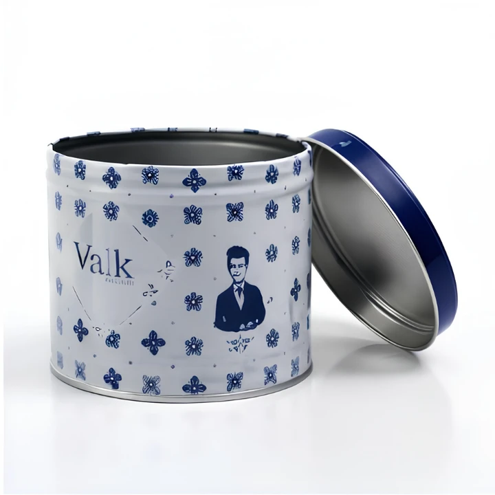 Stroopwafelblik Delftsblauw Van der Valk Exclusief - Valk Voor Thuis