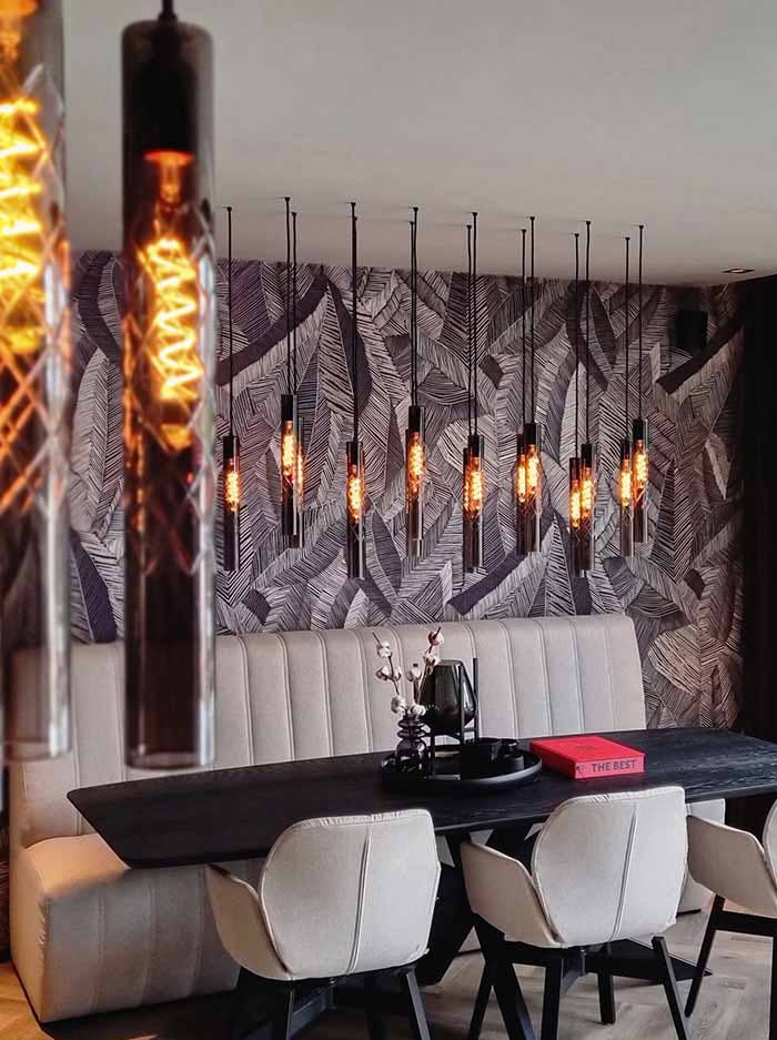 Icon hanglamp 1-lichts smoke