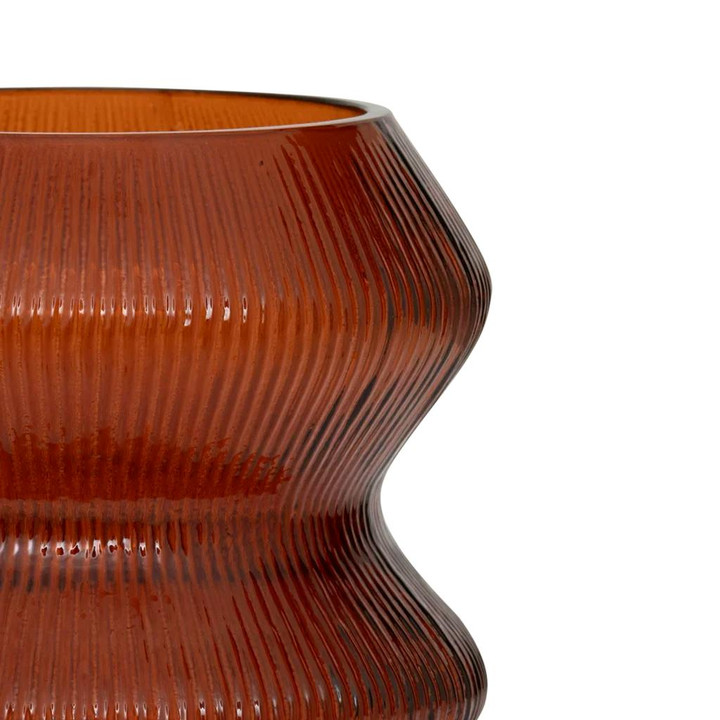 XL theelichthouder Skye, Deep orange