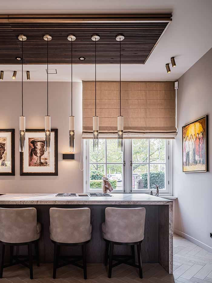Infinito hanglamp 1-lichts brons ontworpen door Marcel Wolterinck