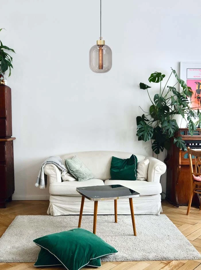 Rivington glass hanglamp messing ontworpen door Brands-concept