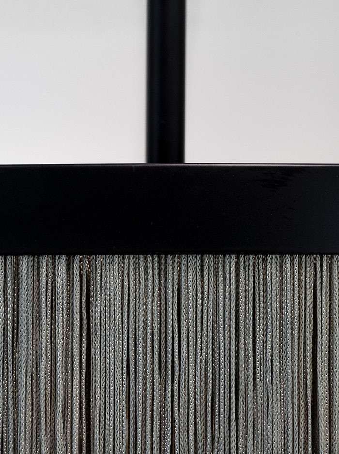Fringes hanglamp d:45cm zwart ontworpen door Patrick Russ