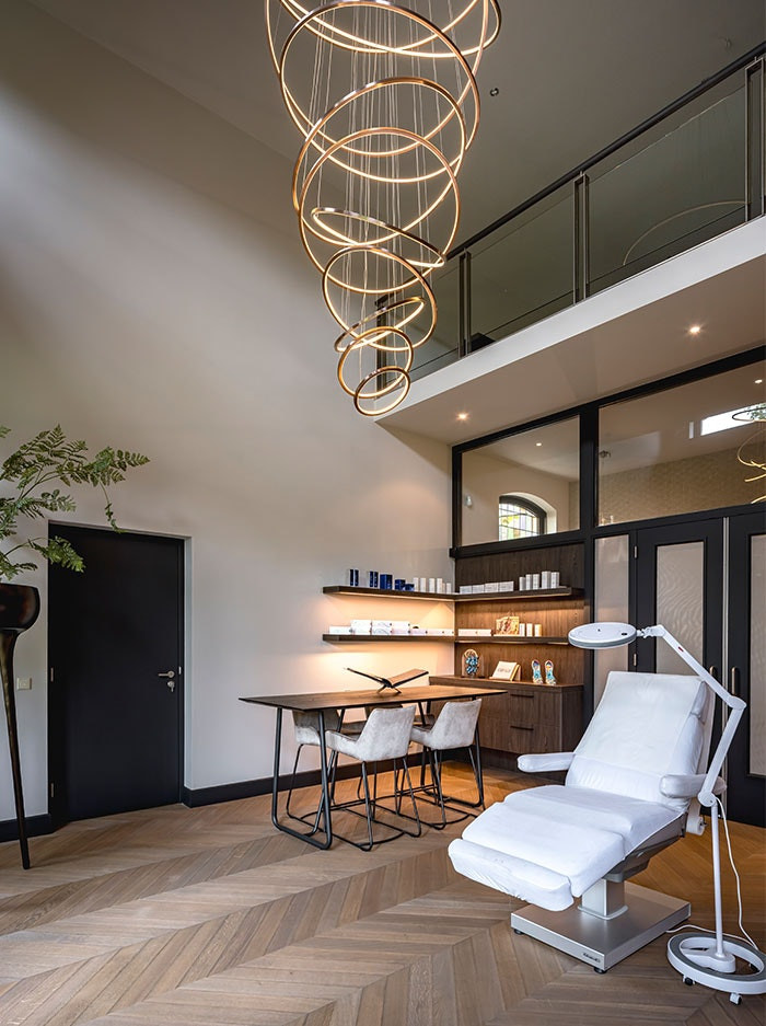 Luxury hanglamp 11-lichts oud messing