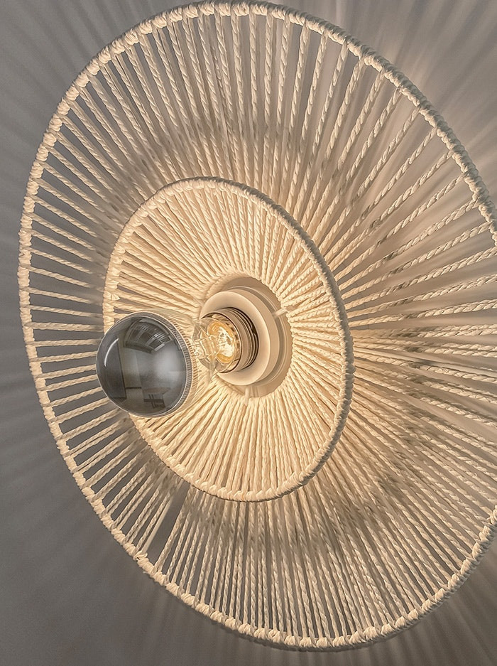 Cappello plafond/wandlamp d:40cm E27 wit met witte kap