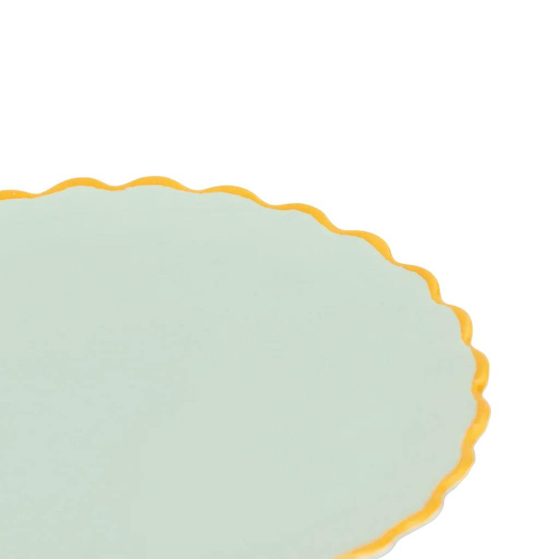 Good Morning bord sculpted 13,5cm, Celadon