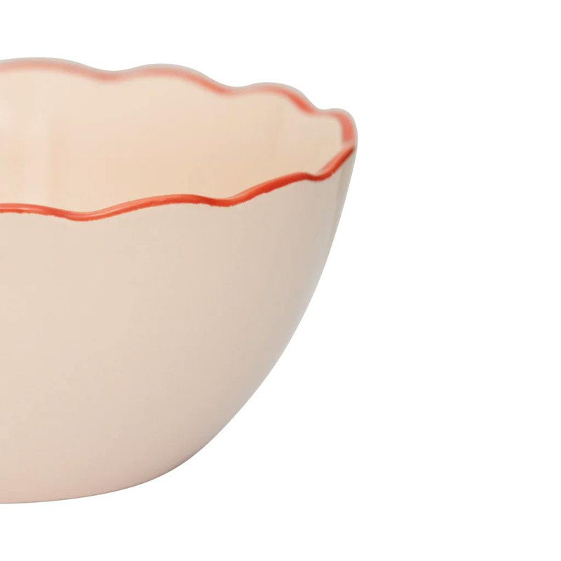 Good Morning bowl sculpted Old pink