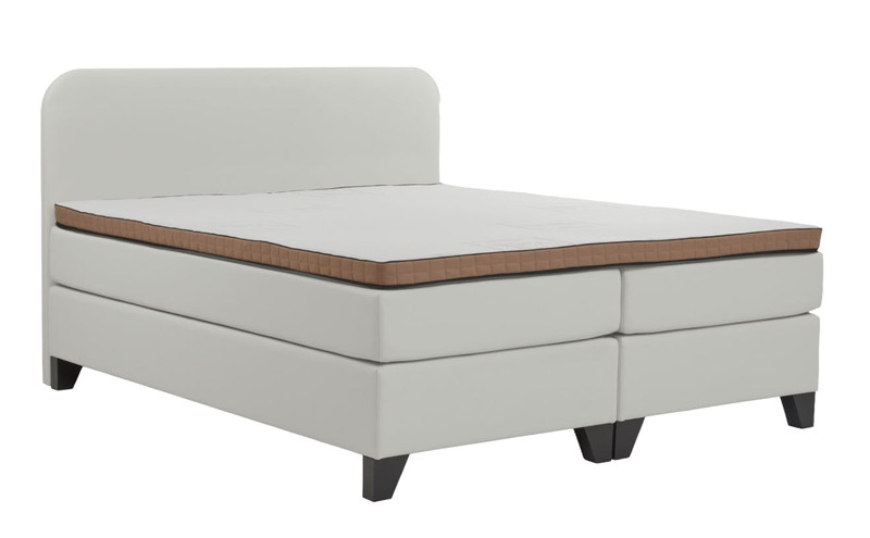 Hotelboxspring Essential Leatherlook White