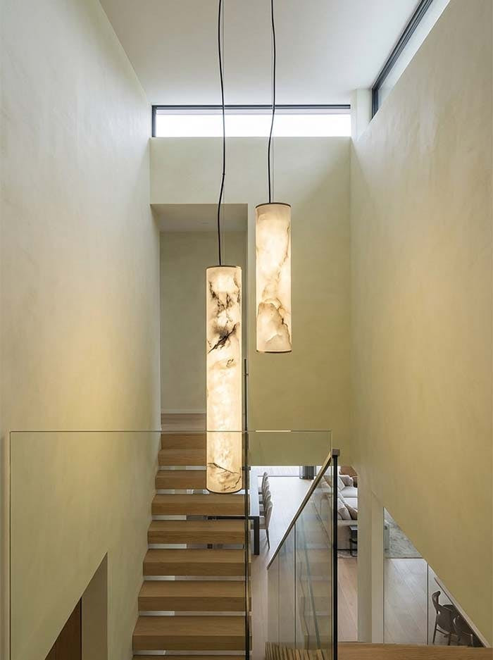 Baston hanglamp 37W 2700K 60 cm alabaster